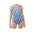 Net-Steals New for 2022, Cut-Out Back One Piece Swimsuit - Blue Overlay